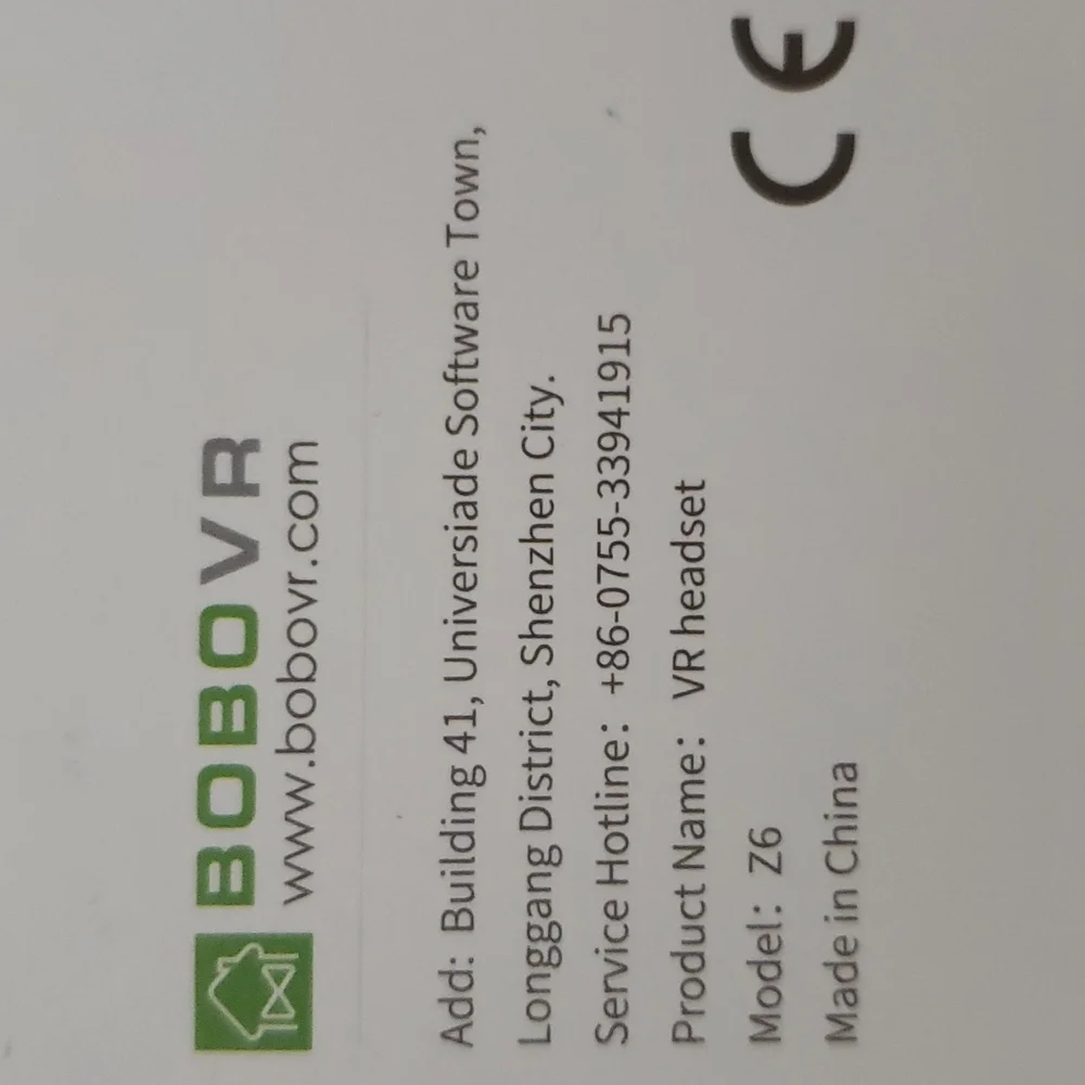 Bobovr z6 foldable wireless broadband headset